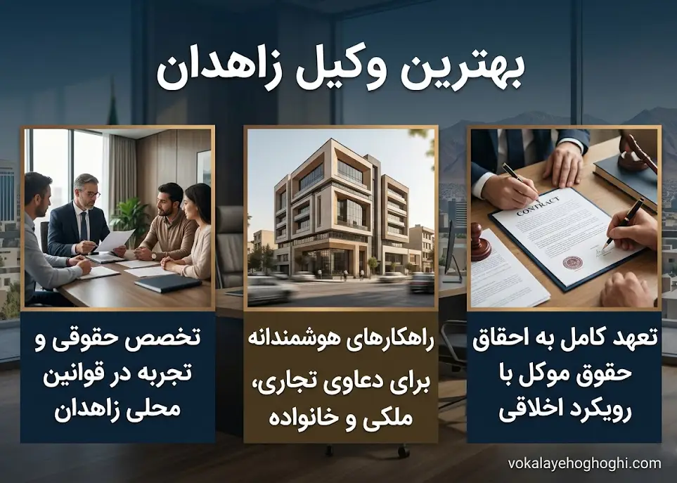 راه های شناسایی بهترین وکیل حقوقی در زاهدان
