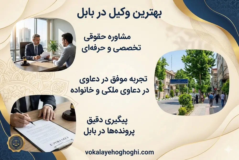 چگونه بهترین وکیل حقوقی در بابل را انتخاب کنیم؟