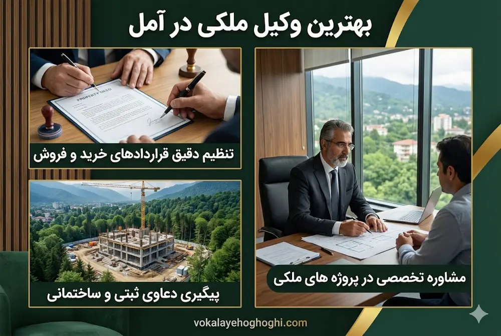 معاملات ملکی و نحوه انجام آن توسط وکیل