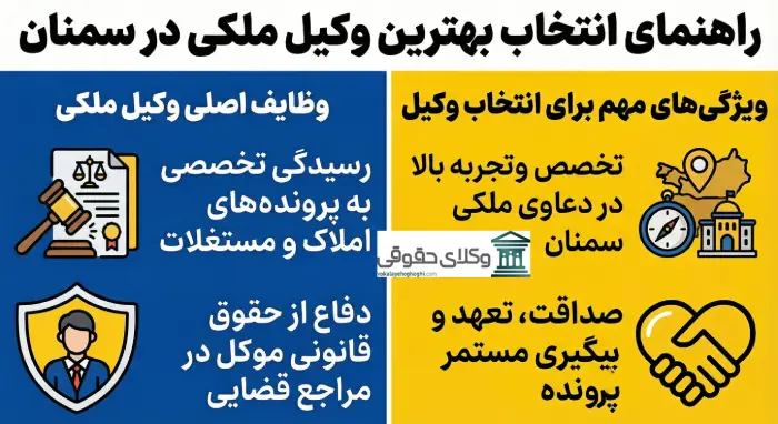 5 وظیفه اصلی بهترین وکیل ملکی 