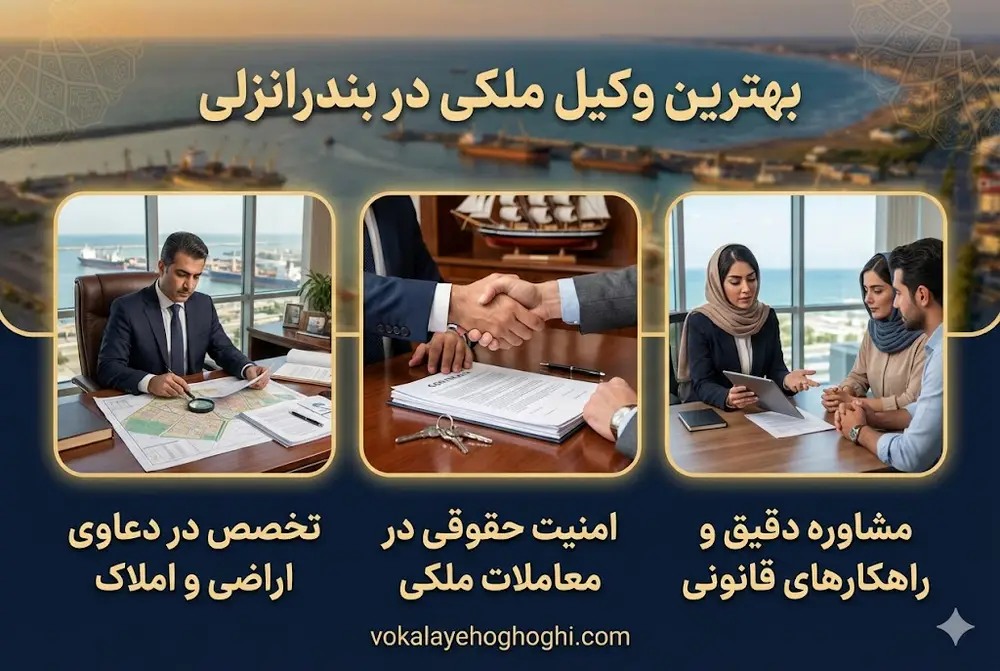 5 نکته ضروری برای انتخاب بهترین وکیل ملکی در بندر انزلی