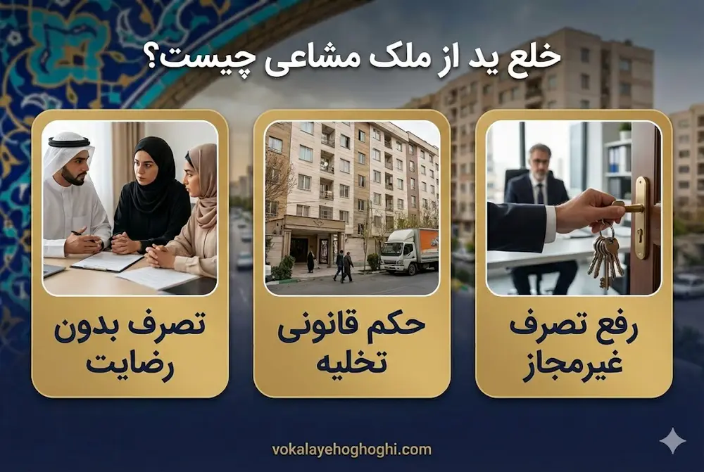 نکات مهم در خلع ید از ملک مشاعی