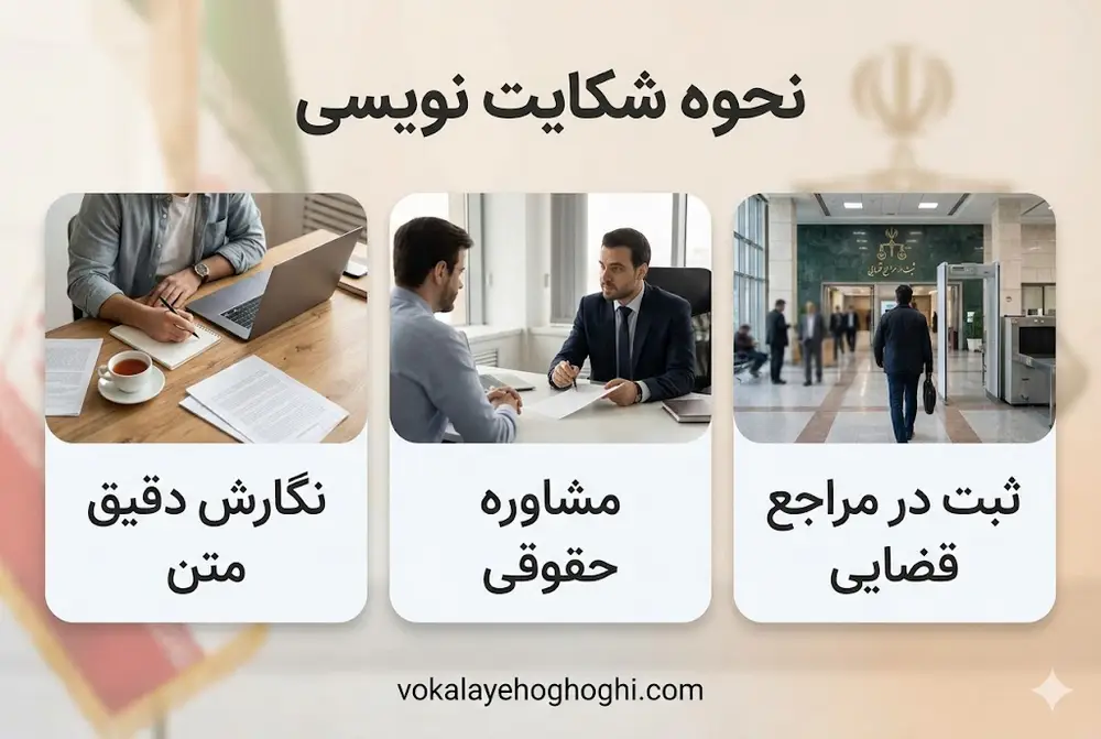 اصول کلیدی نوشتن نامه شکایت قانونی