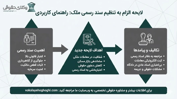 مزایای داشتن سند رسمی برای ملک
