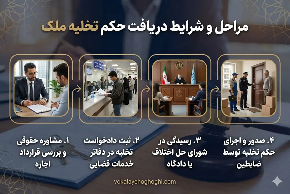شرایط گرفتن حکم تخلیه ملک؟