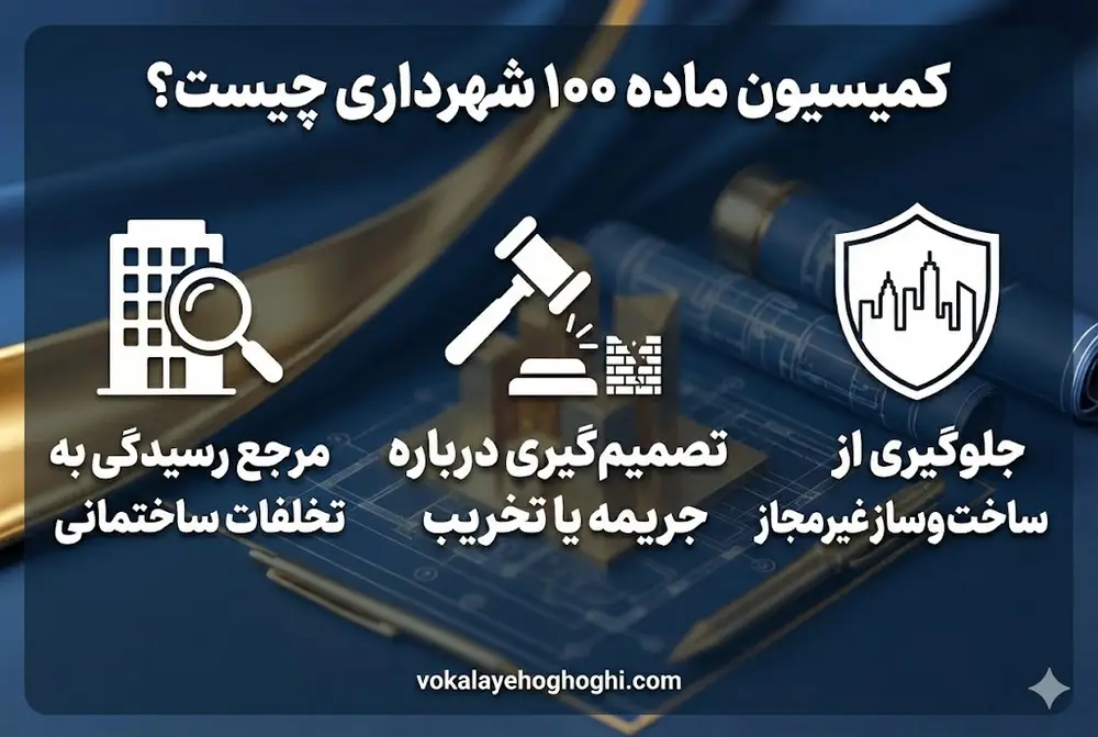 کمیسیون ماده 100 شهرداری چیست؟