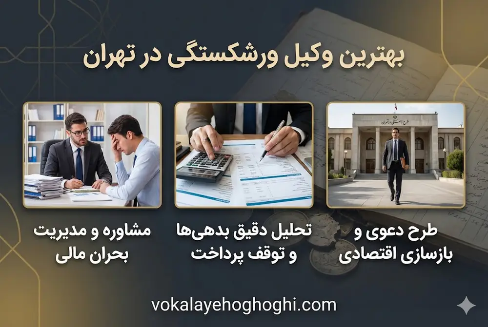 وکیل ورشکستگی چه نقشی دارد؟