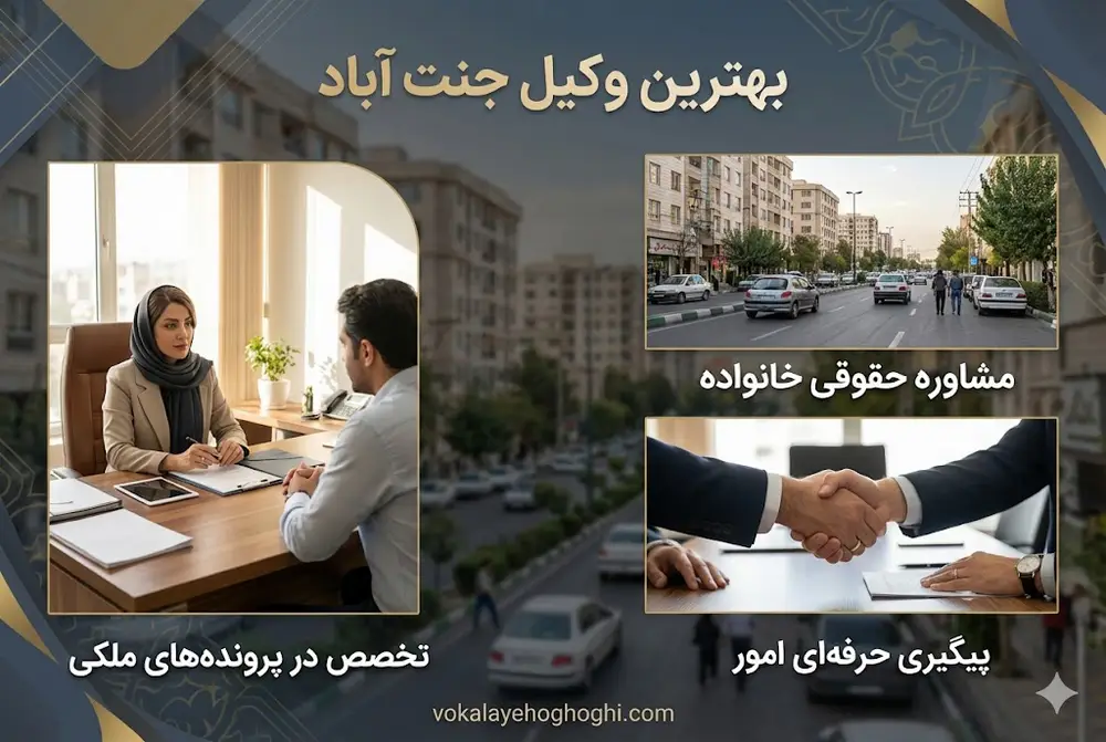 وکیل حقوقی در جنت آباد چه کسی است؟