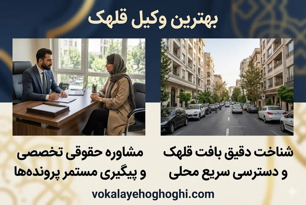 معرفی وکیل حقوقی در قلهک