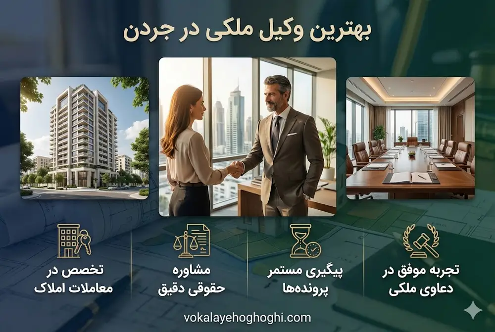  7 دلیل مهم اهمیت حضور وکیل در دعاوی ملکی