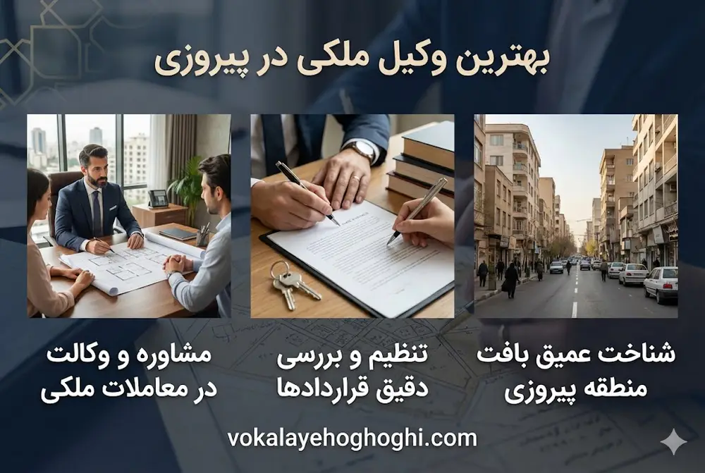 ویژگی های وکیل ملکی در پیروزی