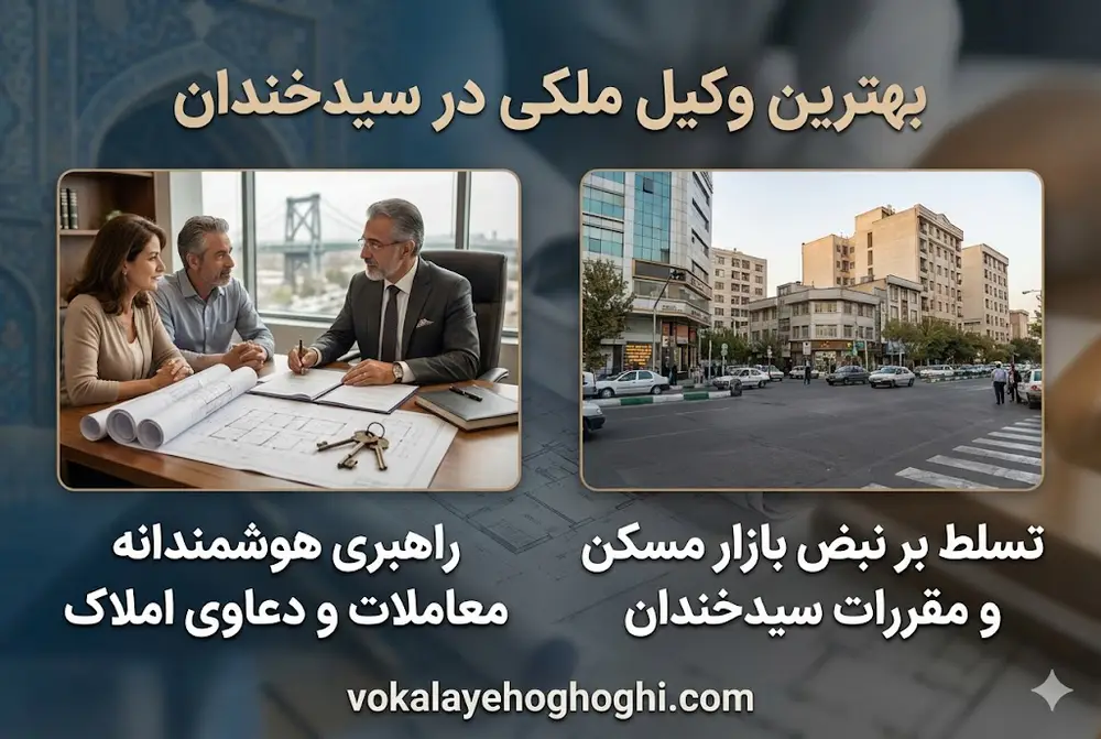 نکات مهم در انتخاب وکیل حقوقی در سیدخندان