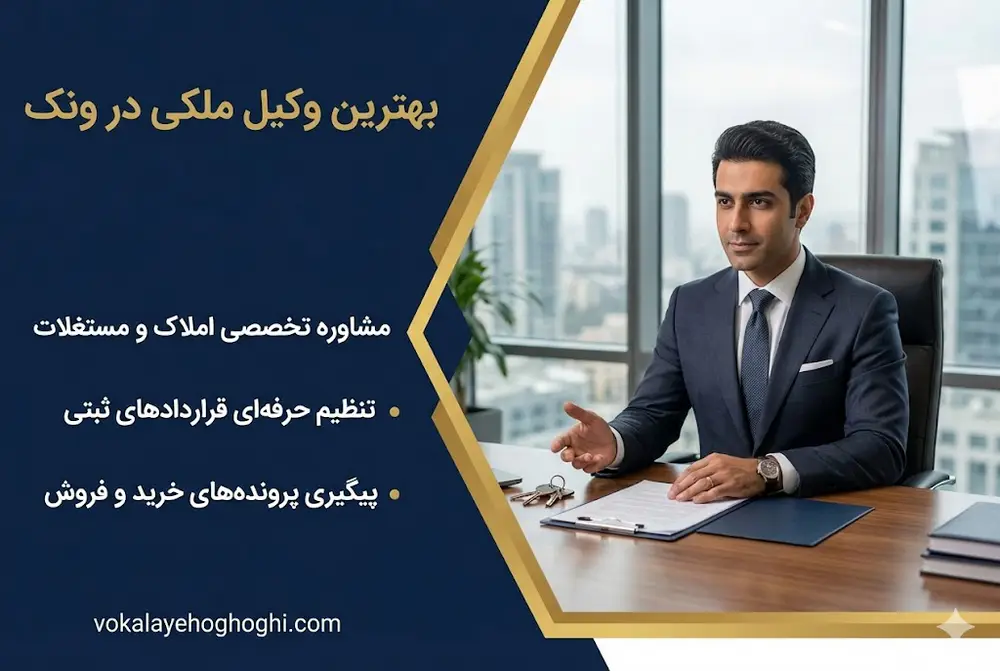وکیل ملکی چه پرونده هایی را وکالت میکند؟