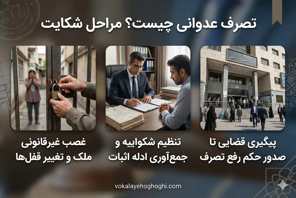 تصرف عدوانی حقوقی و کیفری