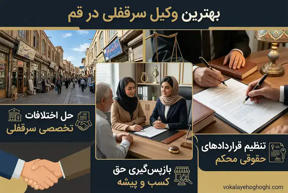 وظایف وکیل سرقفلی در قم