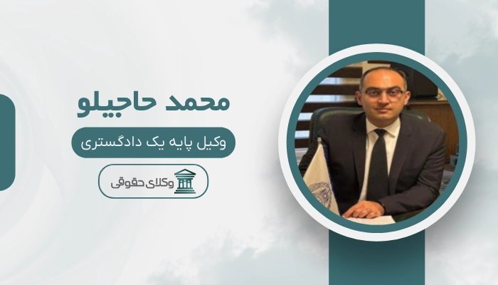 محمد حاجیلو بهترین وکیل خانواده در تهران