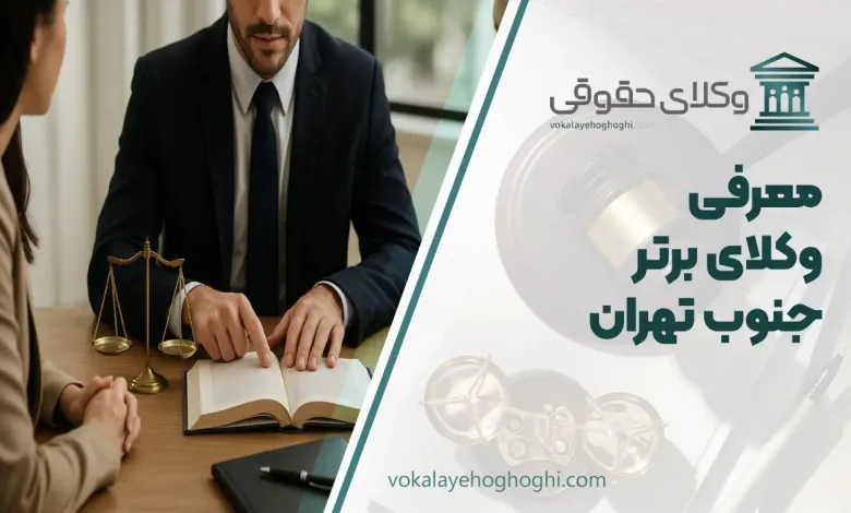 بهترین وکیل حقوقی در جنوب تهران