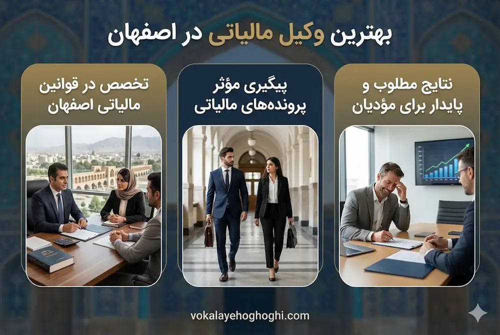 معرفی بهترین وکیل مالیاتی در اصفهان