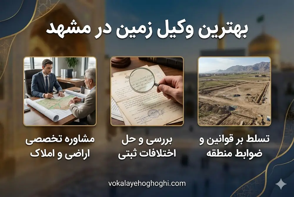 وکیل زمین چه وظیفه ای بر عهده دارد؟