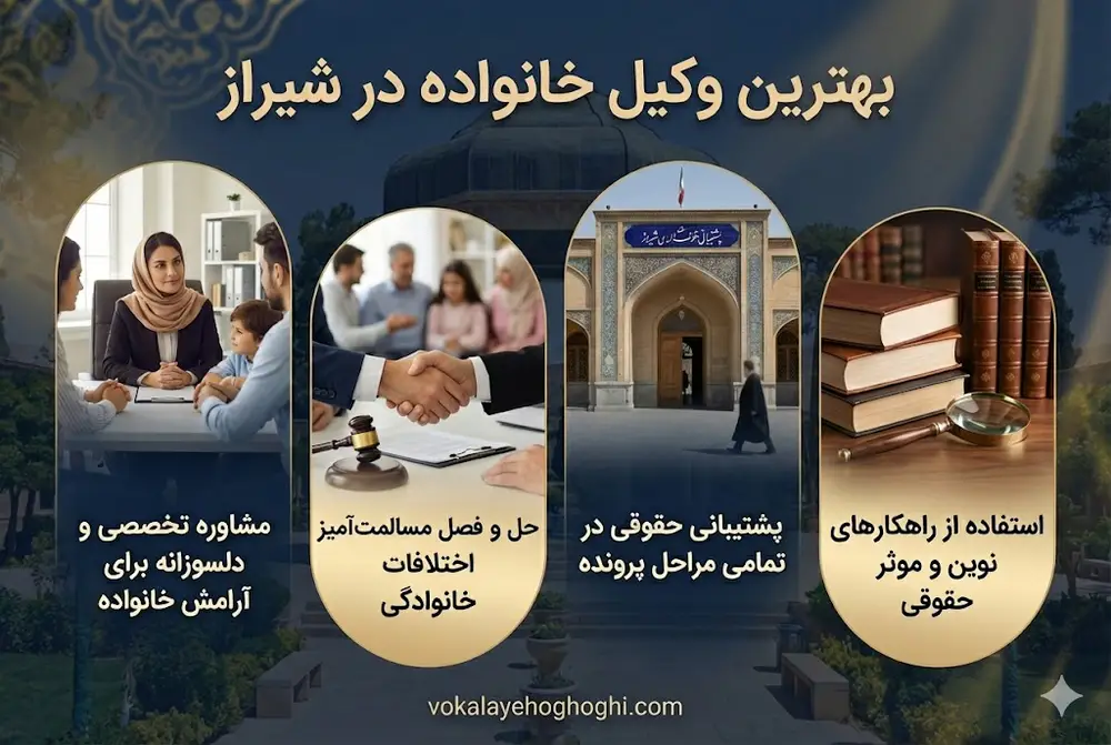 بهترین وکیل خانواده در شیراز کیست؟