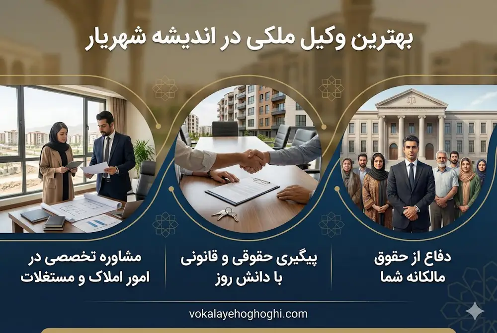 معرفی بهترین وکیل ملکی در اندیشه شهریار