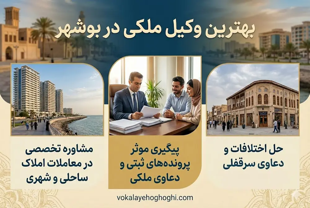 معرفی وکیل برتر بوشهر