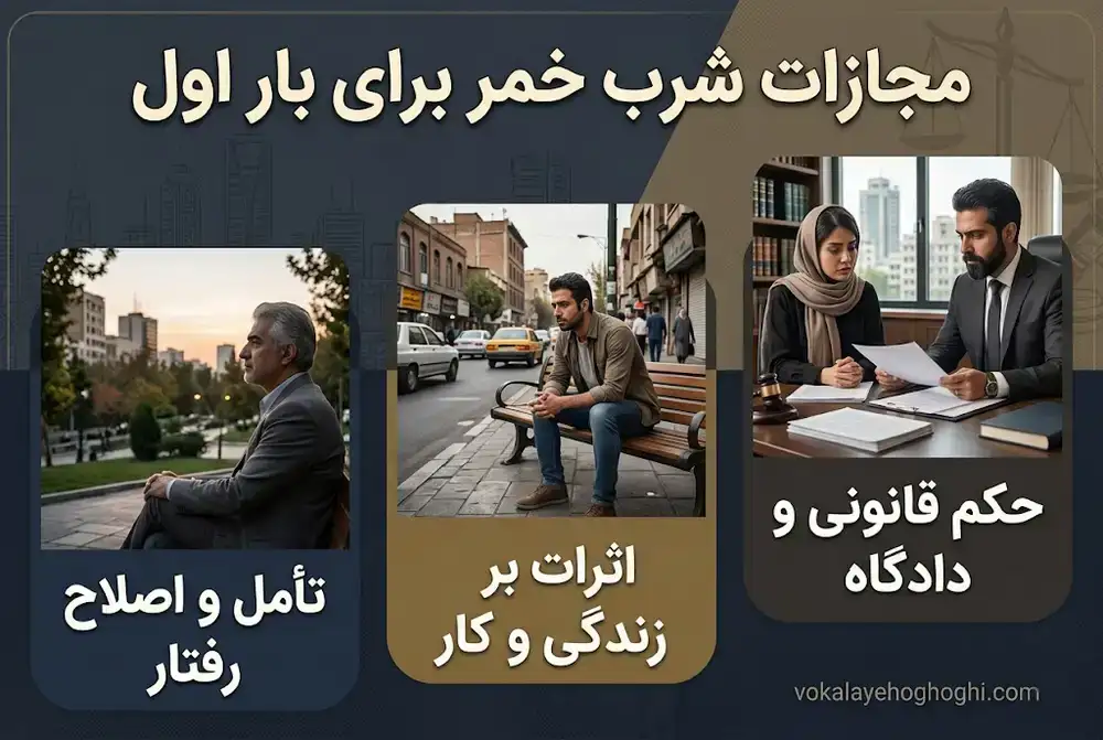 مجازات شرب خمر برای بار اول 