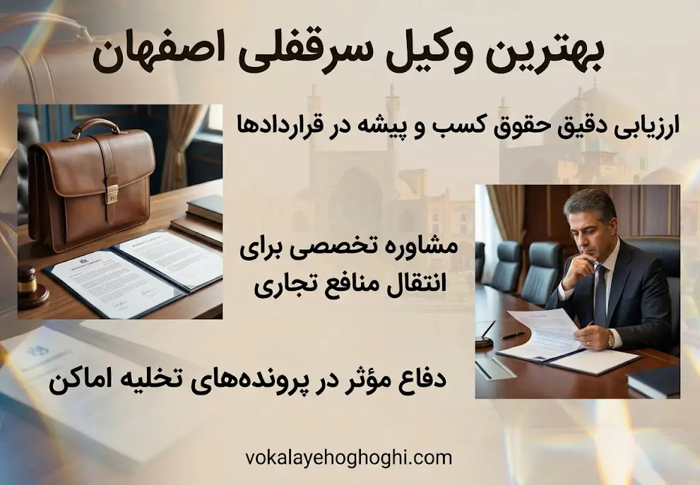 وکیل سرقفلی چه وظایفی بر عهده دارد؟