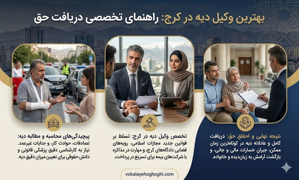 5 معیار اصلی برای انتخاب وکیل دیه