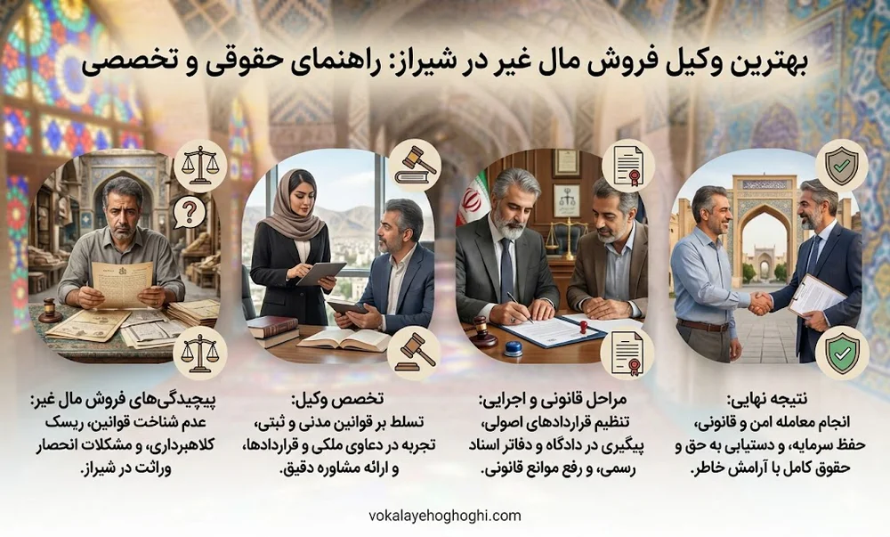 وکیل فروش مال غیر چه وظایفی دارد؟