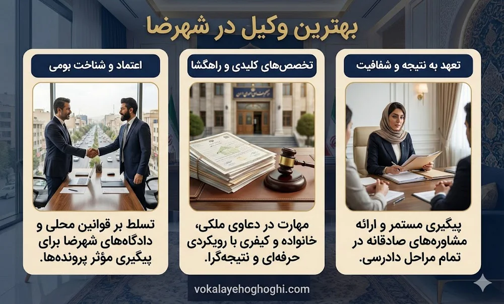 بهترین وکیل در شهرضا 