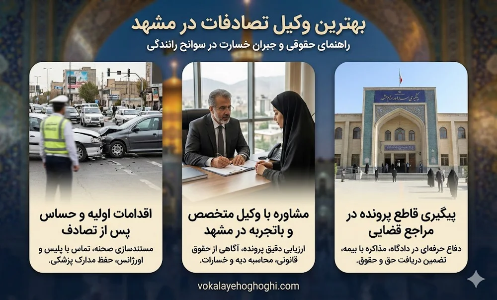 چرا باید به وکیل تصادفات مراجعه کرد؟