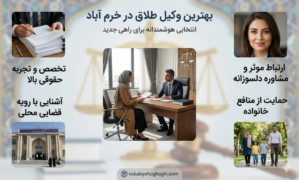 بهترین وکیل طلاق در خرم آباد چه کسی است؟