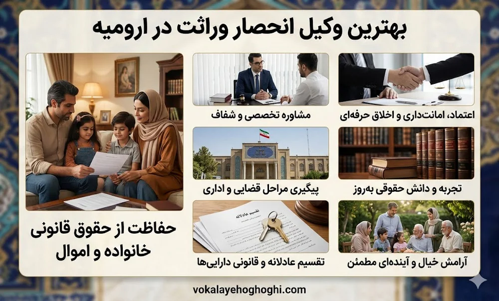 5 ویژگی مهم وکیل ارث در ارومیه