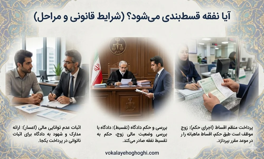قسط بندی نفقه 