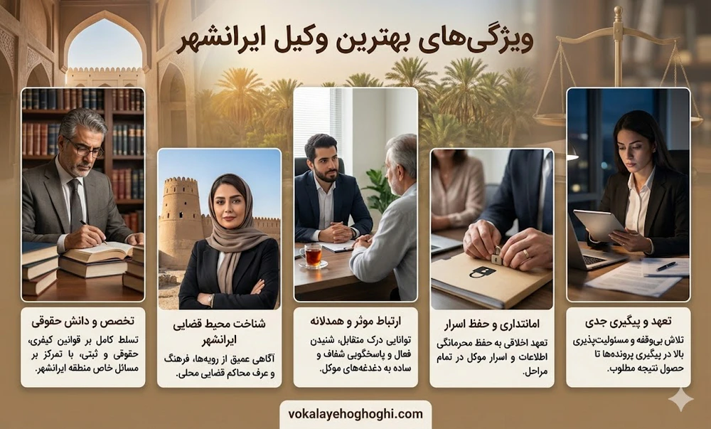 بهترین وکیل ایرانشهر