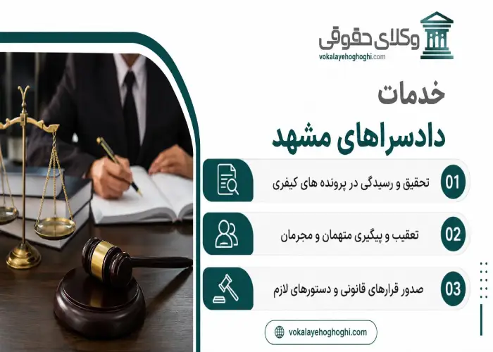 خدمات دادسراهای مشهد
