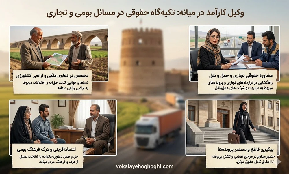 بهترین وکیل میانه 