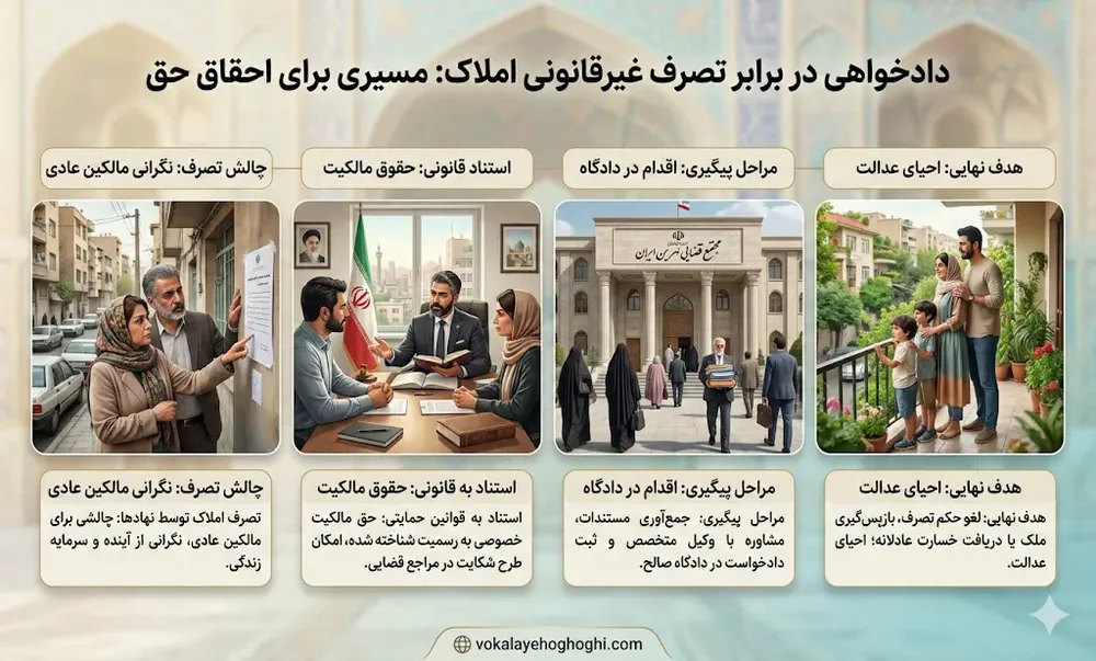 دعوی خلع ید در ملک مشاعی به چه معناست