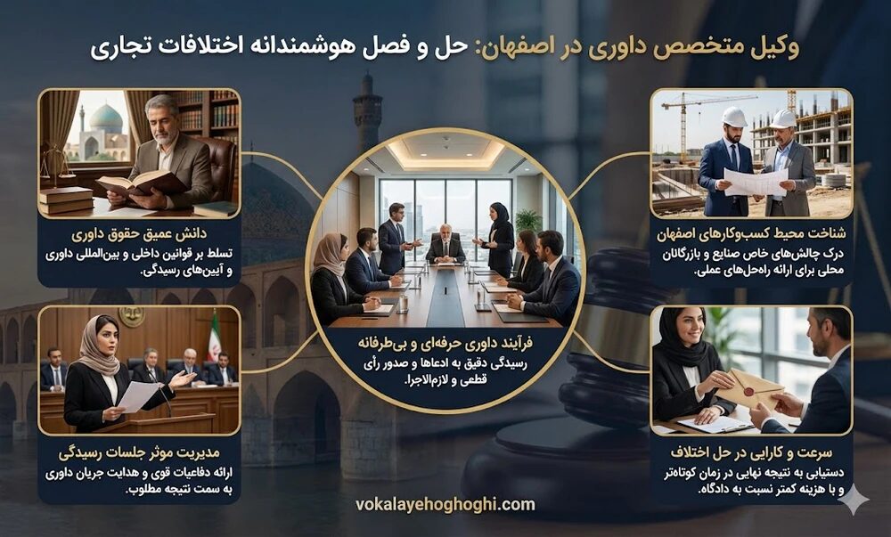بهترین وکیل داوری اصفهان 
