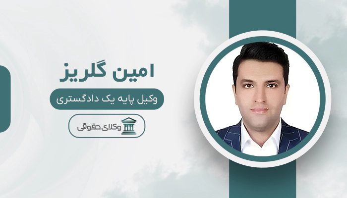 امین گلریز - بهترین وکیل ثبت احوال در تهران