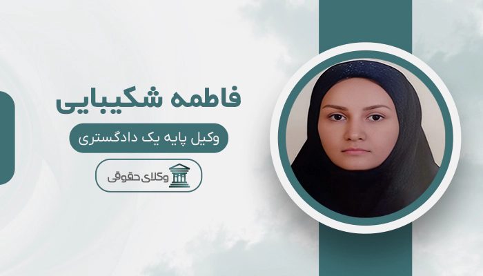 فاطمه شکیبایی - بهترین وکیل وصول مطالبات در تهران