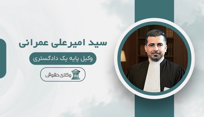 سید امیرعلی عمرانی - بهترین وکیل بین المللی در تهران