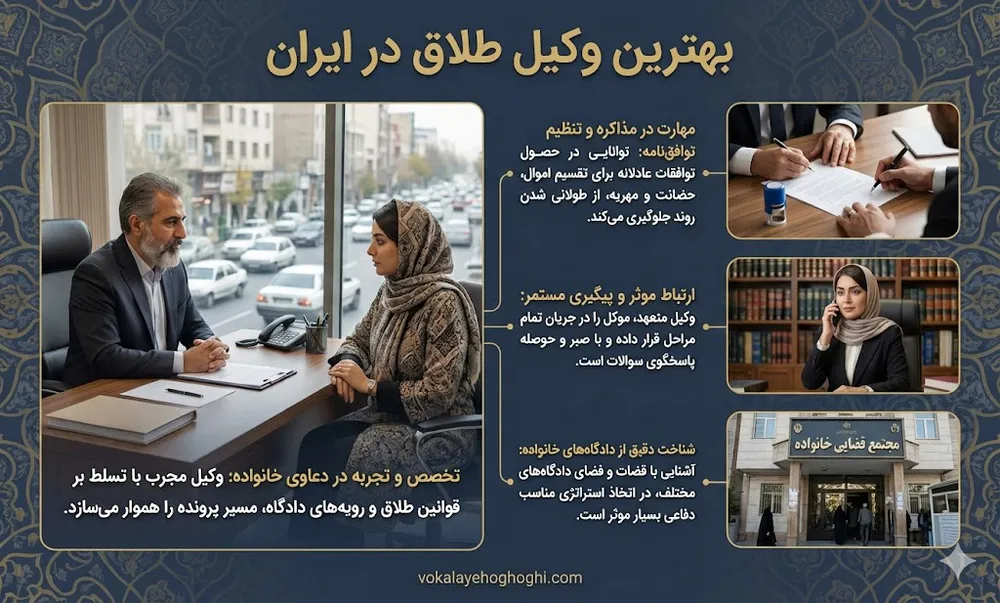 بهترین وکیل طلاق در ایران 