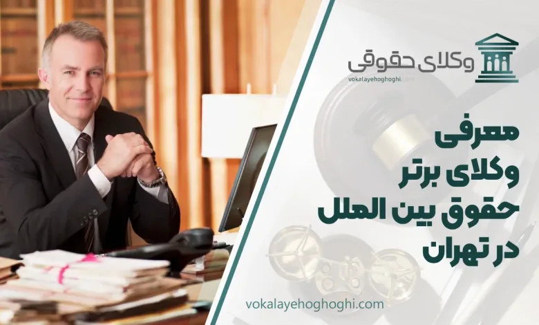بهترین وکیل حقوق بین الملل در تهران