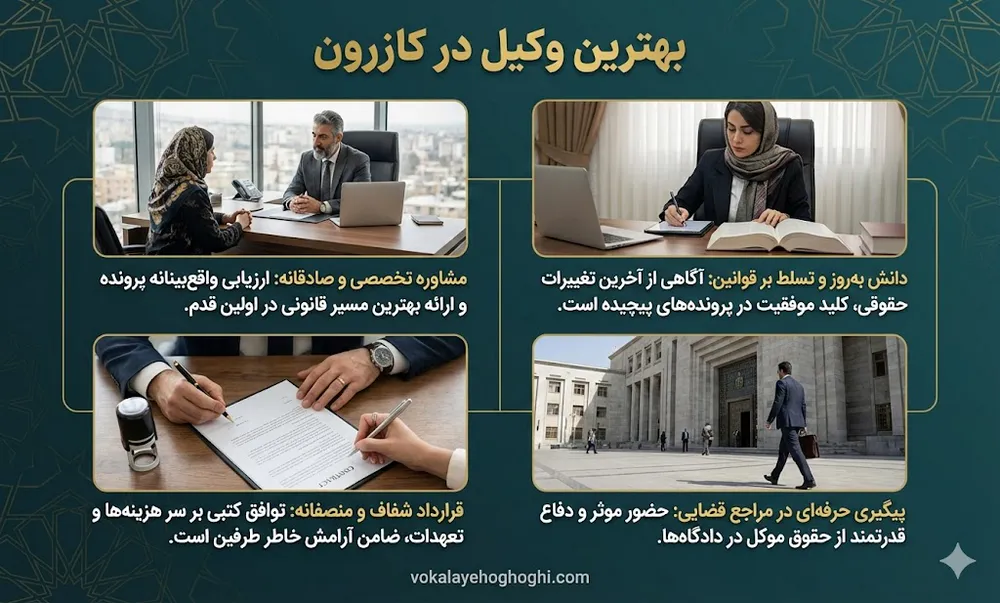 وکلای برتر کازرون 