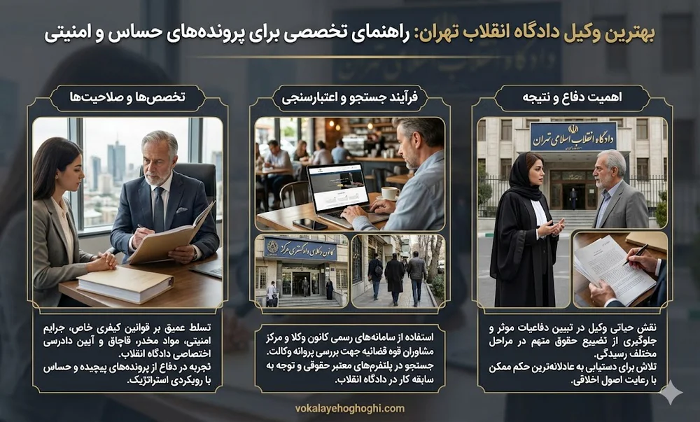 بهترین وکیل دادگاه انقلاب تهران