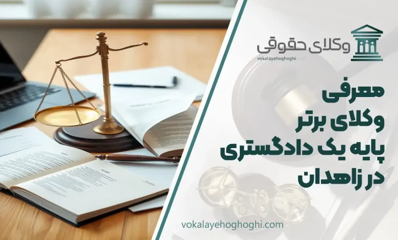 بهترین وکیل پایه یک دادگستری در زاهدان