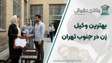 بهترین وکیل زن در جنوب تهران