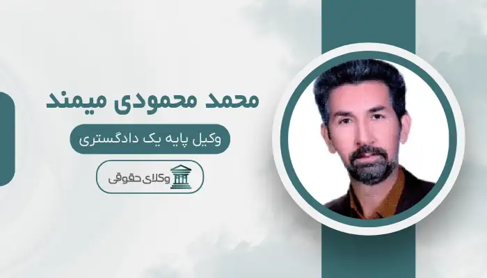 محمد محمودی میمند بهترین وکیل قتل در کرمان